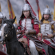 Mulan prepares for battle.